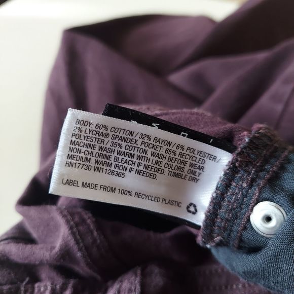 Universal Thread Mis Rise Skinny Jeans Purple Sz 0 / 25 - Picture 6 of 10